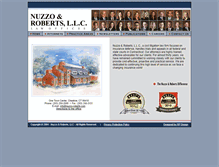 Tablet Screenshot of nuzzo-roberts.com